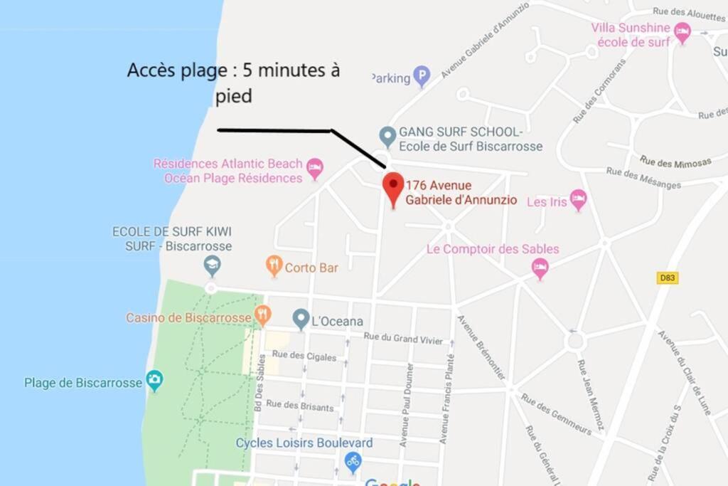 Maison 4 A 5 Personnes Au Pied Des Plages Biscarrosse Buitenkant foto